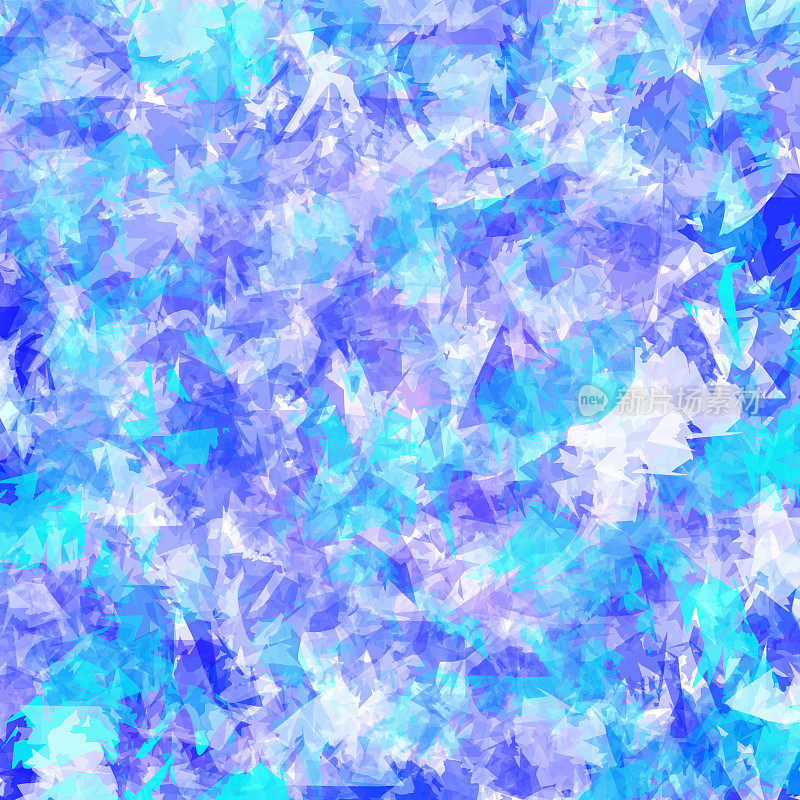 Blue Astract Diamond Effect Texture Background. Shiny Broken Glass Pieces Background. Useful to create surface effect for your design products such as background of greeting cards, architectural and decorative patterns.